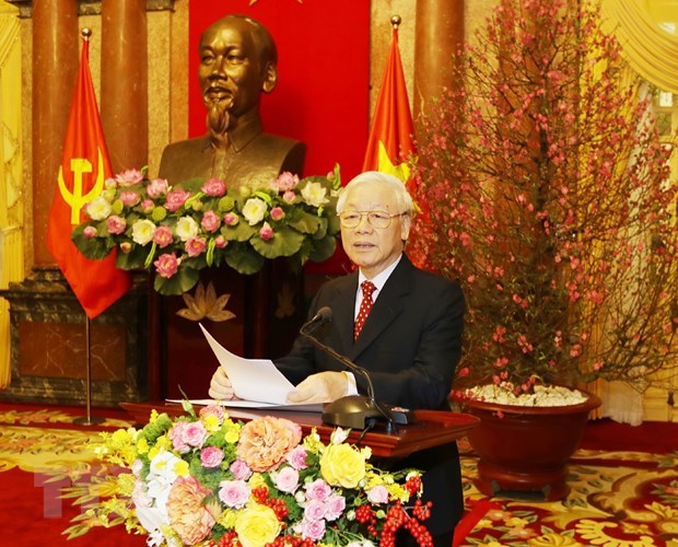 Tổng Bí thư, Chủ tịch nước Nguyễn Phú Trọng: Chung sức đồng lòng vì một Việt Nam cường thịnh Tổng Bí thư, Chủ tịch nước Nguyễn Phú Trọng.