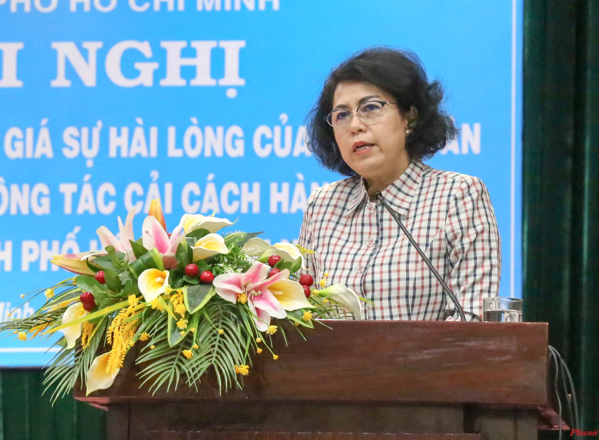 Nhận tiền không giao phiếu thu là tham nhũng vặt Bà Tô Thị Bích Châu - Chủ tịch UBMTTQVN TPHCM phát biểu tại hội nghị