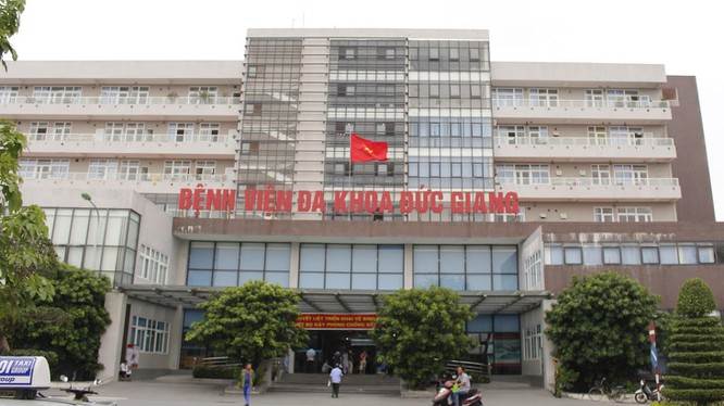 Bệnh nhân đột ngột tử vong sau tiêm thuốc giảm đau tại bệnh viện BV Đa khoa Đức Giang (Hà Nội), nơi xảy ra sự việc.