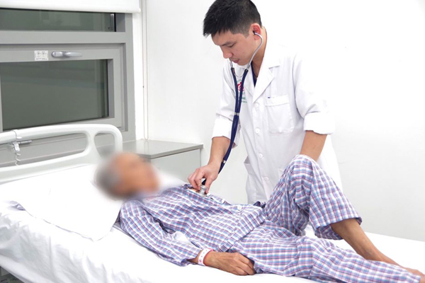 Khó thở, mệt mỏi, bệnh nhân bất ngờ thủng tim Sau khi vá tim và thay van hai lá, bệnh nhân hồi phục rất tốt