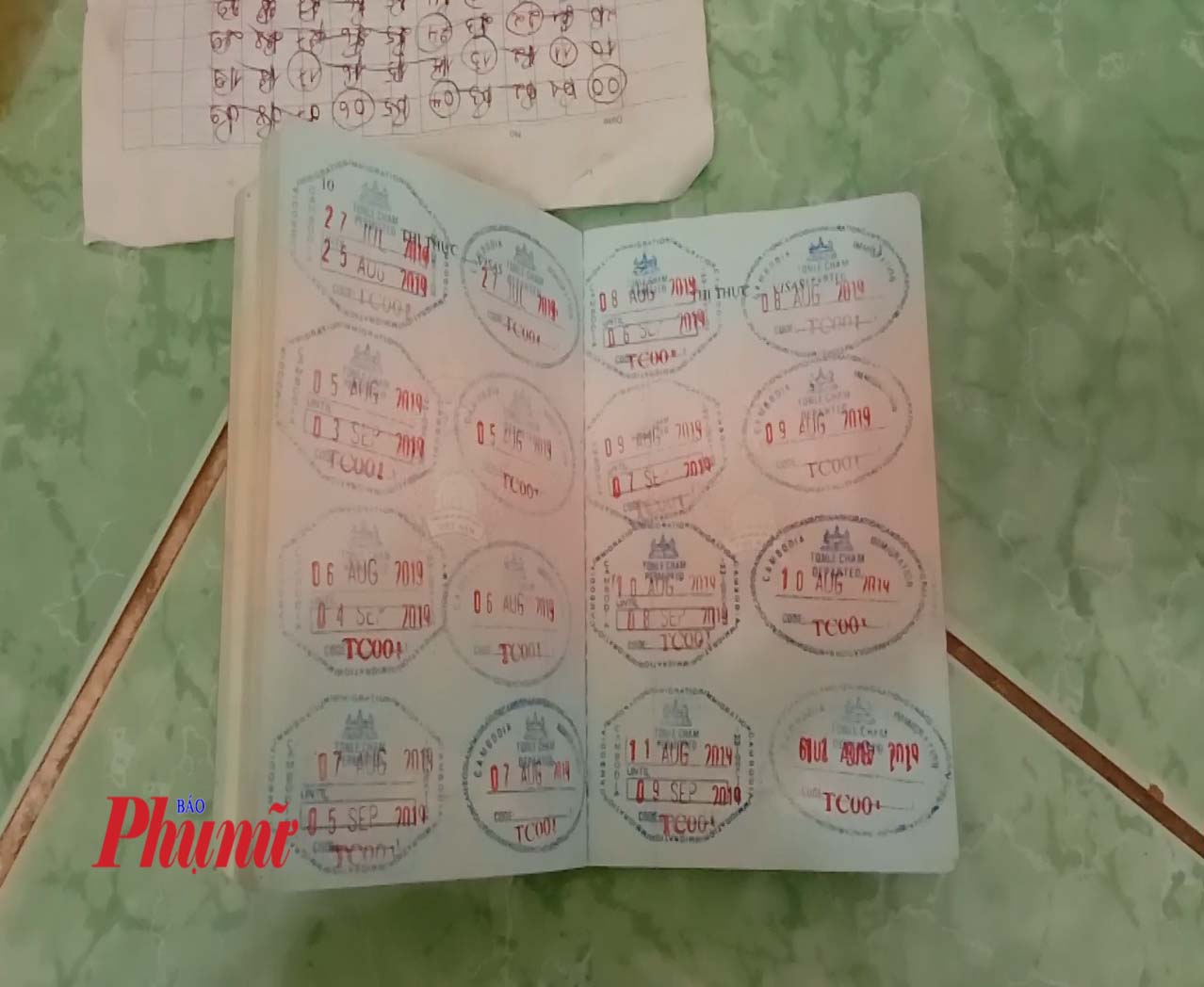 Triệt phá đường dây số đề tiền tỉ do một phụ nữ cầm đầu Tang vật vụ án