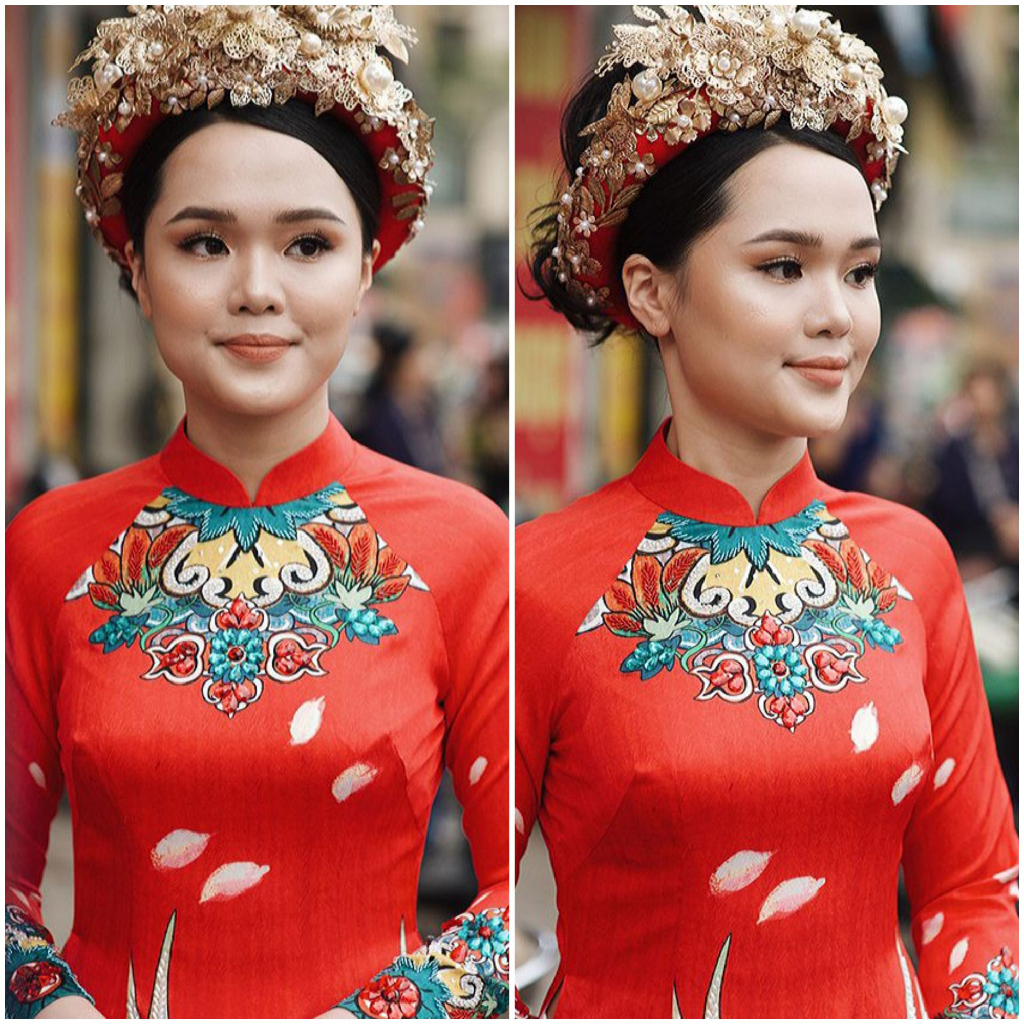Vợ Duy Mạnh bị chê trang điểm 'dừ' trong ngày cưới và bí quyết để rạng rỡ trong ngày này Quỳnh Anh mắc lỗi trang điểm trong lễ ăn hỏi.