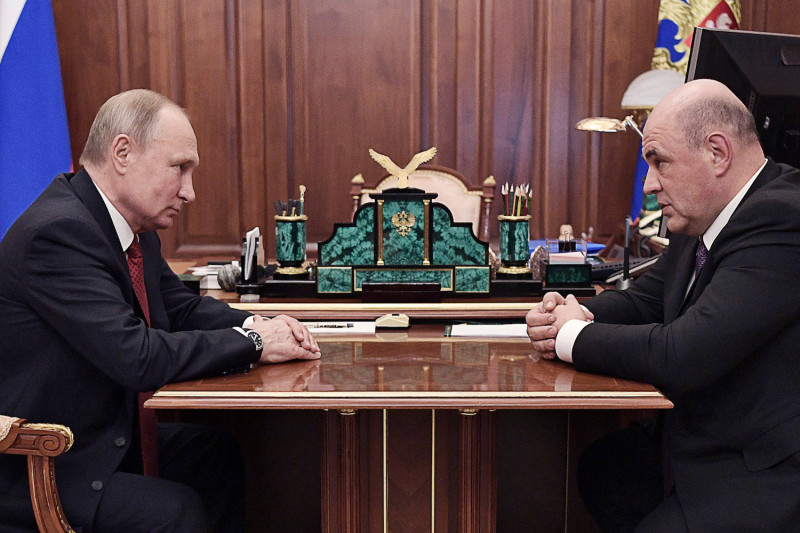 Nga chào đón thủ tướng mới với sự đồng thuận tuyệt đối Tổng thống Nga Vlardimir Putin làm việc cùng thủ tướng mới do ông đề cử và được Hạ viện chấp thuận - Mikhail Mishustin.