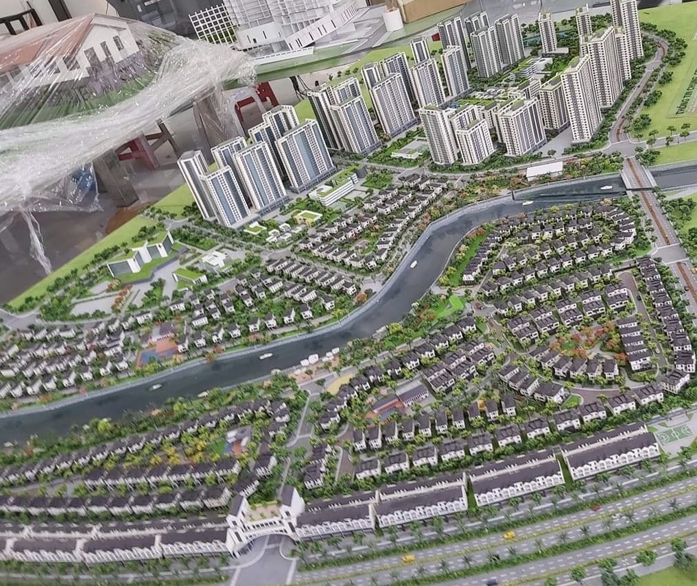 Phân lô bãi đất trống gần 350 ha sang tay hàng tỉ đồng? Một sa bàn mô hình dự án