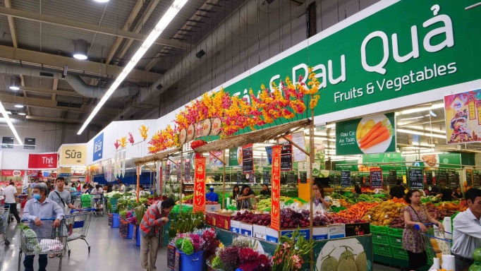 Siêu thị lớn bước vào mùa cao điểm sắm tết Nguyên đán 2020 Người dân tất bật mua sắm chuẩn bị cho ngày tết tại MM Mega Market An Phú