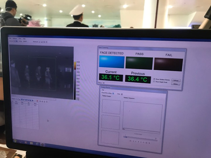 3 người tử vong do virus viêm phổi lạ ở Trung Quốc, Bộ Y tế kiểm tra sân bay Nội Bài Qua công tác giám sát thân nhiệt hành khách nhập cảnh, máy đo thân nhiệt không phát hiện hành khách nào có nhiệt độ thân nhiệt cao bất thường.