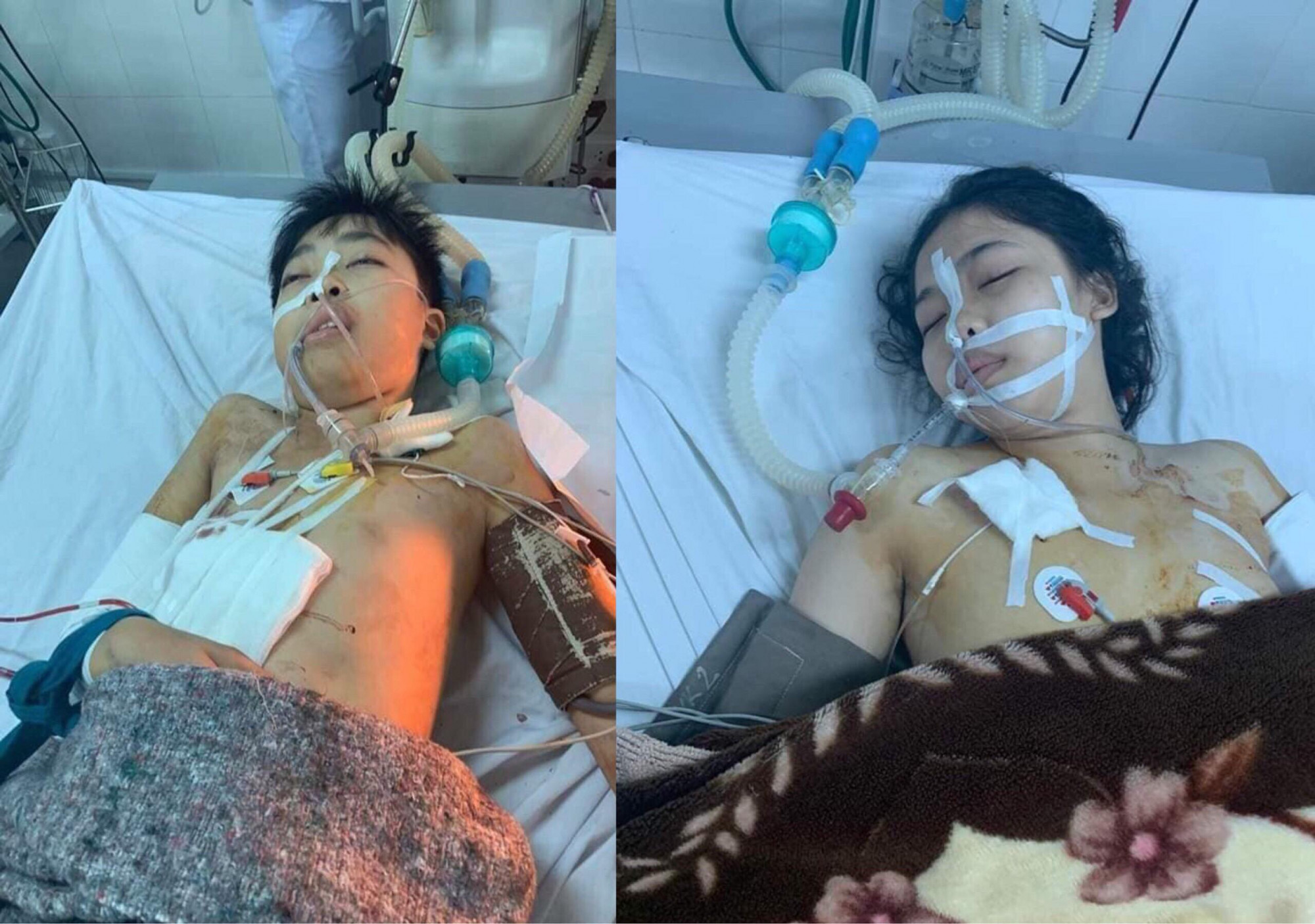 Từ vụ 3 mẹ con bị bắn ngày tết: Đừng thách thức kẻ điên tình Hình ảnh đau xót trong bệnh viện của 2 cháu bé bị người tình của mẹ bắn. Cả hai đều đang nguy kịch.