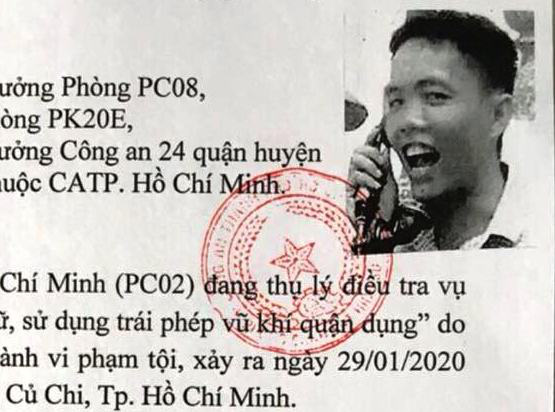 Vụ nổ súng ở Củ Chi: Truy nã đồng phạm của Tuấn ‘khỉ’, đối tượng khả năng có mang theo súng ngắn Đối tượng Phạm Thanh Tâm.