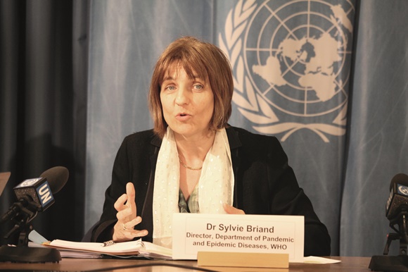 Bà Sylvie Briand. Ảnh: Reuters