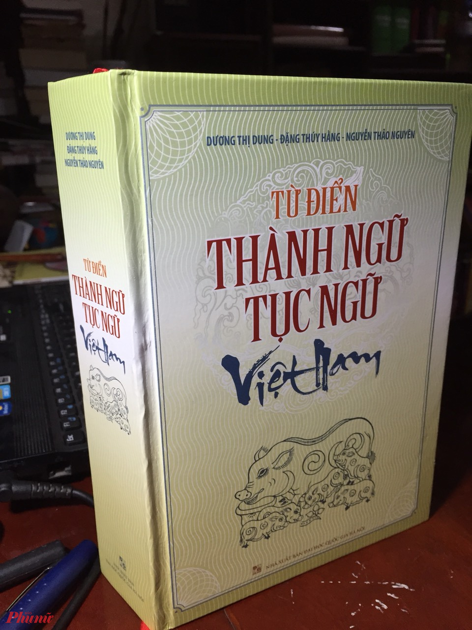 Bìa cuốn “Từ điển thành ngữ tục ngữ Việt Nam” - Ảnh: HTC