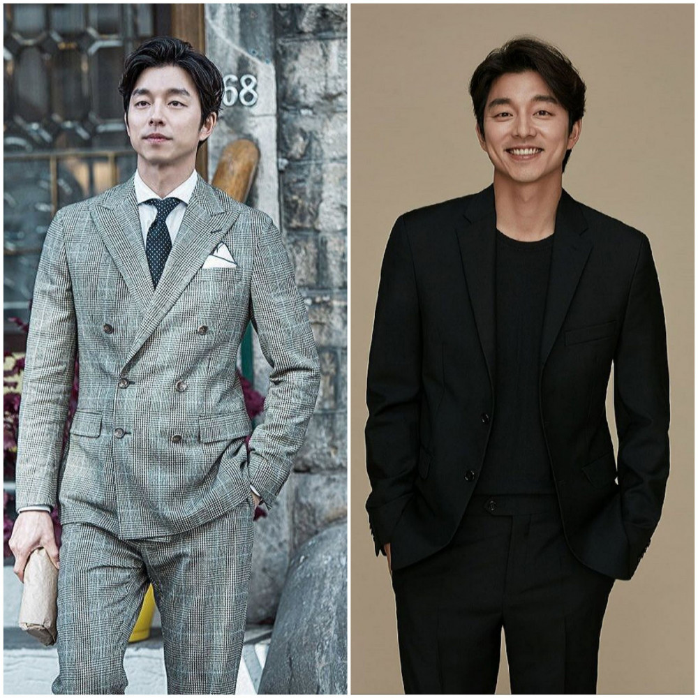 Gong Yoo lịch lãm trong trang phục vest.