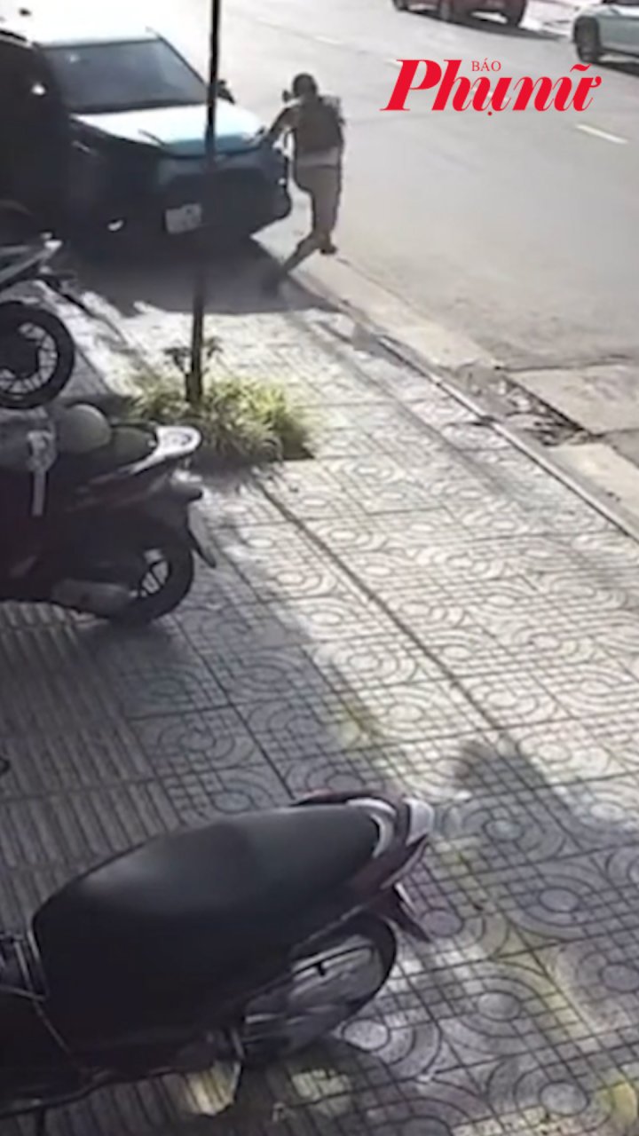 Ô tô lao lên vỉa hè tông loạt xe máy và người nước ngoài ở Vũng Tàu