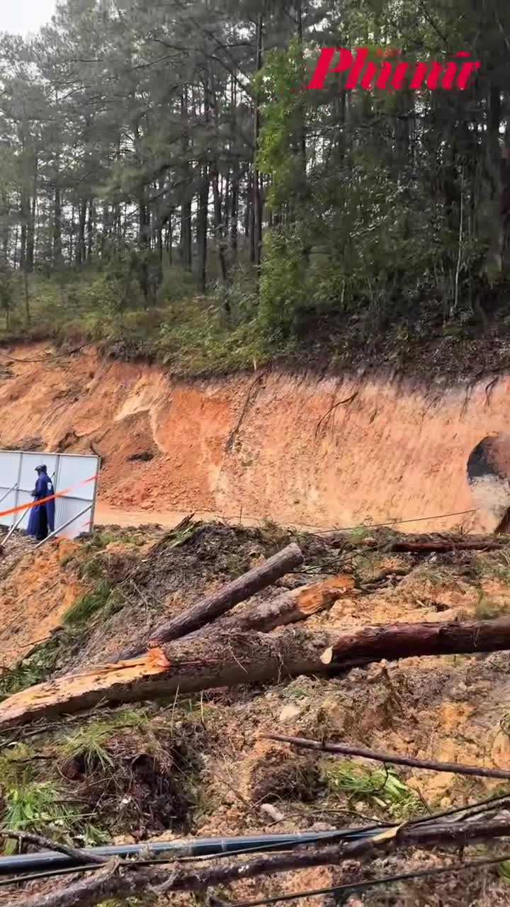 Đèo Mimosa lên Đà Lạt lại sạt sở