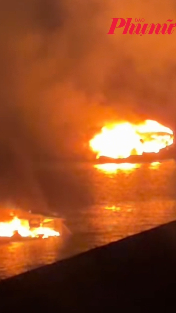 Cháy tàu du lịch ở Phú Quốc rạng sáng Mùng 3 Tết, thiệt hại 1,9 tỷ đồng