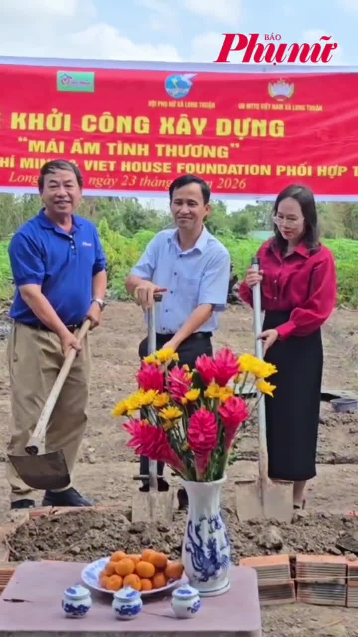 Thêm 1 căn nhà mới cho phụ nữ vùng biên giới được khởi công