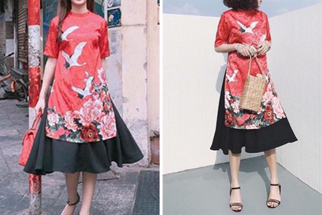 Những kiểu phối áo dài cách tân gây tranh cãi của phái đẹp Nhung kieu phoi ao dai cach tan gay tranh cai cua phai dep