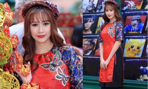 Những kiểu phối áo dài cách tân gây tranh cãi của phái đẹp Nhung kieu phoi ao dai cach tan gay tranh cai cua phai dep