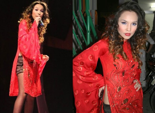 Những kiểu phối áo dài cách tân gây tranh cãi của phái đẹp Nhung kieu phoi ao dai cach tan gay tranh cai cua phai dep