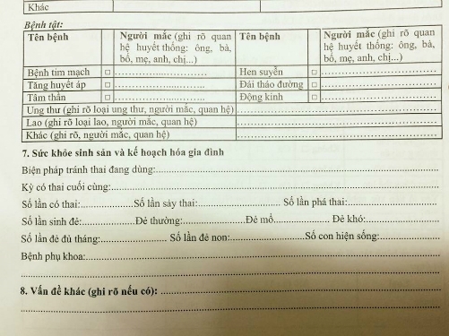 Học sinh tiểu học phải khai số lần sảy thai: Sở Y tế thừa nhận chưa phù hợp Hoc sinh tieu hoc phai khai so lan say thai: So Y te thua nhan chua phu hop
