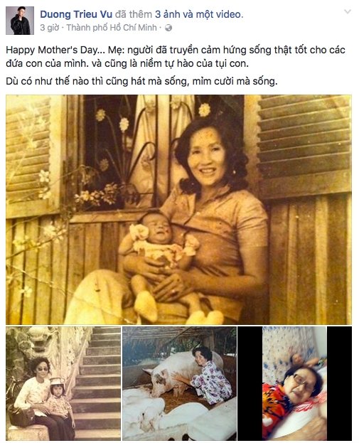 Sao Việt xúc động bày tỏ tình cảm dành cho đấng sinh thành nhân Ngày của Mẹ Sao Viet xuc dong bay to tinh cam danh cho dang sinh thanh nhan Ngay cua Me