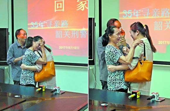 Hội ngộ kỳ diệu của gia đình sau 35 năm con gái bị bắt cóc Hoi ngo ky dieu cua gia dinh sau 35 nam con gai bi bat coc