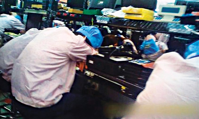 Lao động như tù nhân ở các công xưởng Trung Quốc Lao dong nhu tu nhan o cac cong xuong Trung Quoc