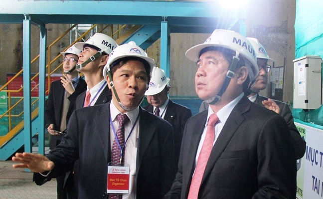 Kích hoạt máy khoan xuyên lòng đất nối ga Ba Son - Nhà hát thành phố Kich hoat may khoan xuyen long dat noi ga Ba Son - Nha hat thanh pho