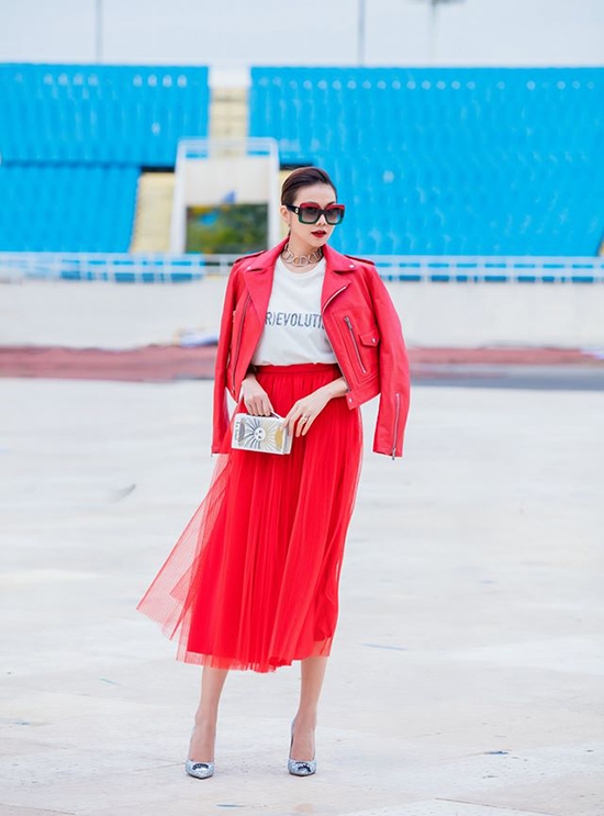 Mix áo thun thanh lịch vẫn thoải mái cho nàng công sở Mix ao thun thanh lich van thoai mai cho nang cong so