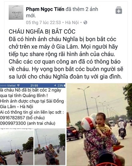 Cộng đồng mạng sôi sục tìm kiếm thông tin bé trai 6 tuổi nghi bị bắt cóc Cong dong mang soi suc tim kiem thong tin be trai 6 tuoi nghi bi bat coc