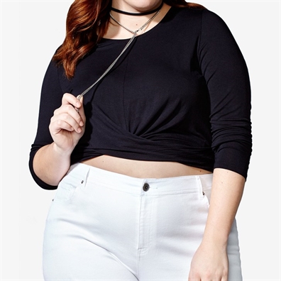 Những mẫu áo croptop giúp nàng béo trông thật gầy, luôn trẻ trung Nhung mau ao croptop giup nang beo trong that gay, luon tre trung