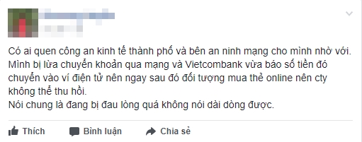 Cảnh báo ‘tiểu thương online’ liên tục bị lừa chiếm tài khoản ngân hàng Canh bao ‘tieu thuong online’ lien tuc bi lua chiem tai khoan ngan hang