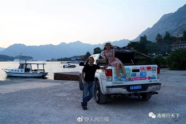 Ông bố đưa con gái vượt 30.000 km, qua 26 quốc gia, sang Mỹ du học Ong bo dua con gai vuot 30.000 km, qua 26 quoc gia, sang My du hoc