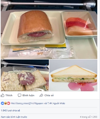 Chiếc 'hamburger huyền thoại' của Vietnam Airlines gây 'bão mạng' Chiec 'hamburger huyen thoai' cua Vietnam Airlines gay 'bao mang'