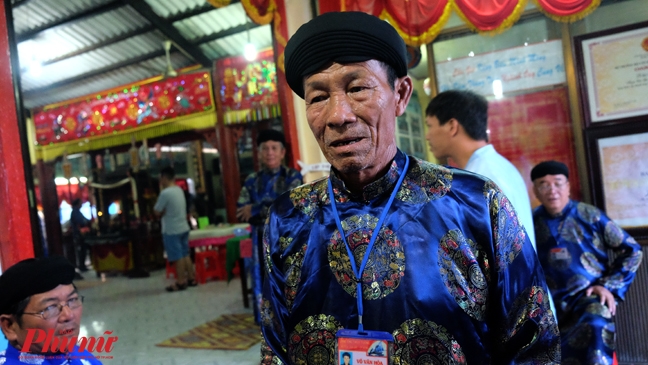 Lão ngư phủ lưu giữ nét truyền thống của lễ hội Nghinh Ông Cần Giờ Lao ngu phu luu giu net truyen thong cua le hoi Nghinh Ong Can Gio