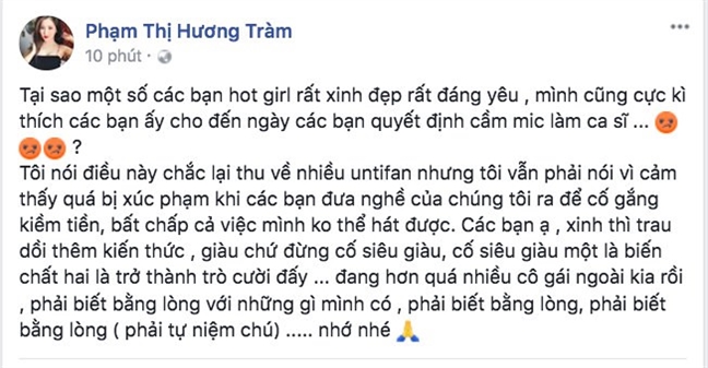 Tràm ơi đừng sợ, Chi cũng đừng sợ! Tram oi dung so, Chi cung dung so!