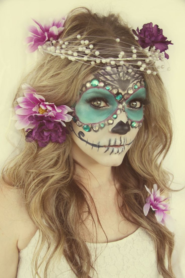 Kiểu hóa trang Halloween đơn giản, ấn tượng Kieu hoa trang Halloween don gian, an tuong