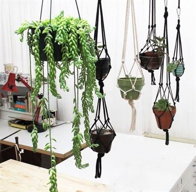 Tự trang trí nhà bằng đồ handmade độc đáo, không 'đụng hàng' Tu trang tri nha bang do handmade doc dao, khong 'dung hang'