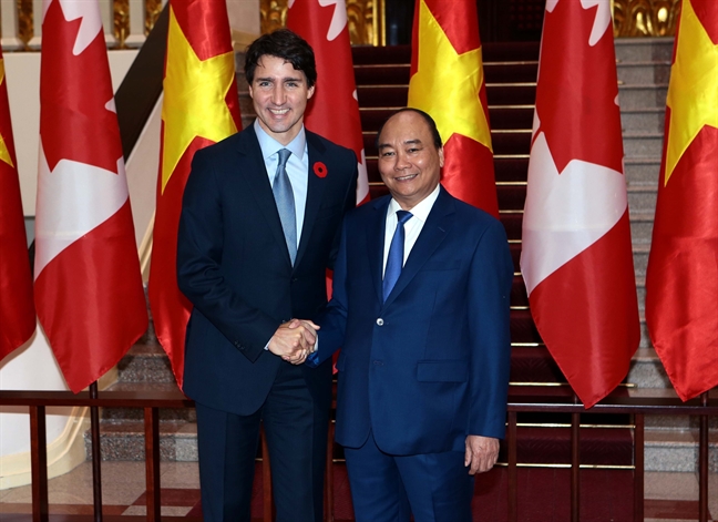 Việt Nam - Canada nhất trí xác lập quan hệ đối tác toàn diện Viet Nam - Canada nhat tri xac lap quan he doi tac toan dien