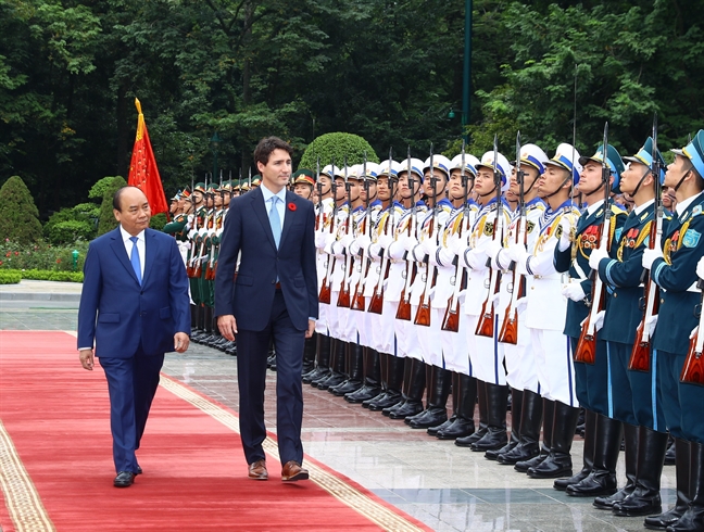 Việt Nam - Canada nhất trí xác lập quan hệ đối tác toàn diện Viet Nam - Canada nhat tri xac lap quan he doi tac toan dien