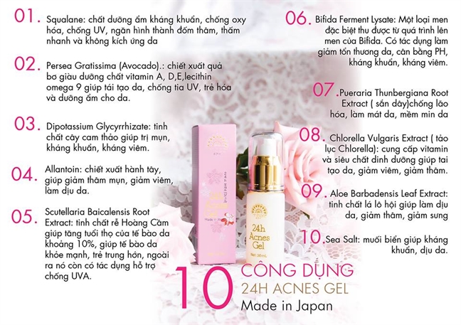 Đánh bay mụn với gel tích hợp 24h Mihoo Acnes Danh bay mun voi gel tich hop 24h Mihoo Acnes