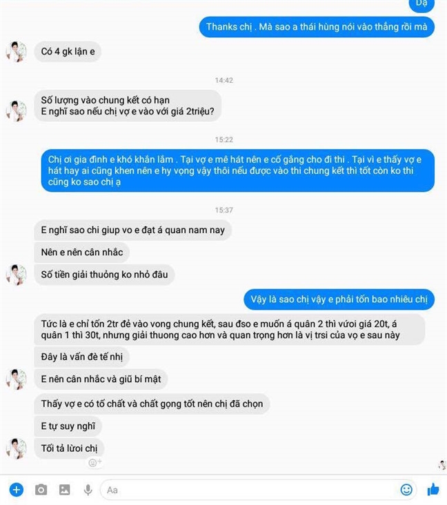 BTC cuộc thi ‘Bolero: giọng ca vàng 2017’ làm tiền thí sinh? BTC cuoc thi ‘Bolero: giong ca vang 2017’ lam tien thi sinh?