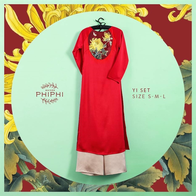 Sắm áo dài đón Tết Sam ao dai don Tet