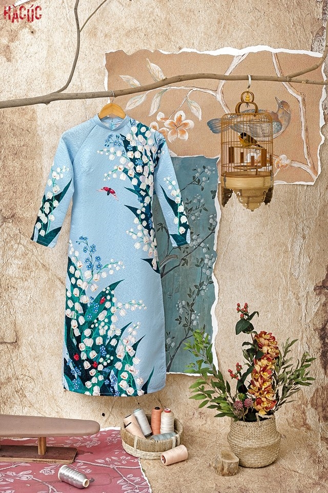Sắm áo dài đón Tết Sam ao dai don Tet