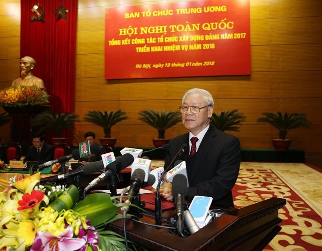 Tổng Bí thư Nguyễn Phú Trọng: Cán bộ, đảng viên vi phạm kỷ luật đến mức báo động Tong Bi thu Nguyen Phu Trong: Can bo, dang vien vi pham ky luat den muc bao dong