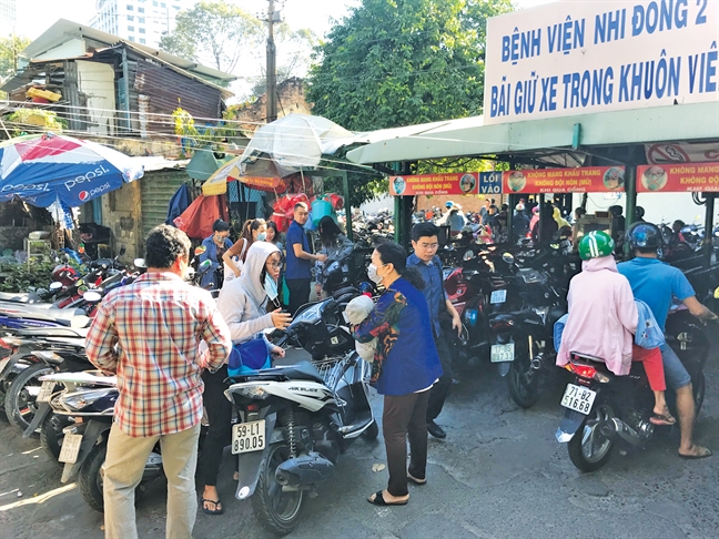 TP.HCM với nỗi lo 'cháy' chỗ gửi xe tết TP.HCM voi noi lo 'chay' cho gui xe tet