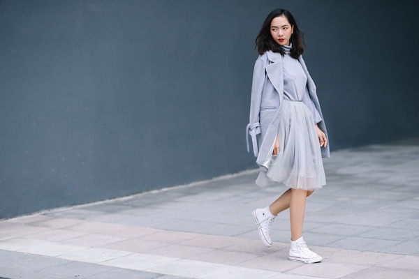 Cách kết hợp áo khoác dạ chất như fashionista Cach ket hop ao khoac da chat nhu fashionista