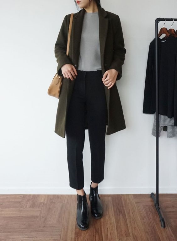 Cách kết hợp áo khoác dạ chất như fashionista Cach ket hop ao khoac da chat nhu fashionista