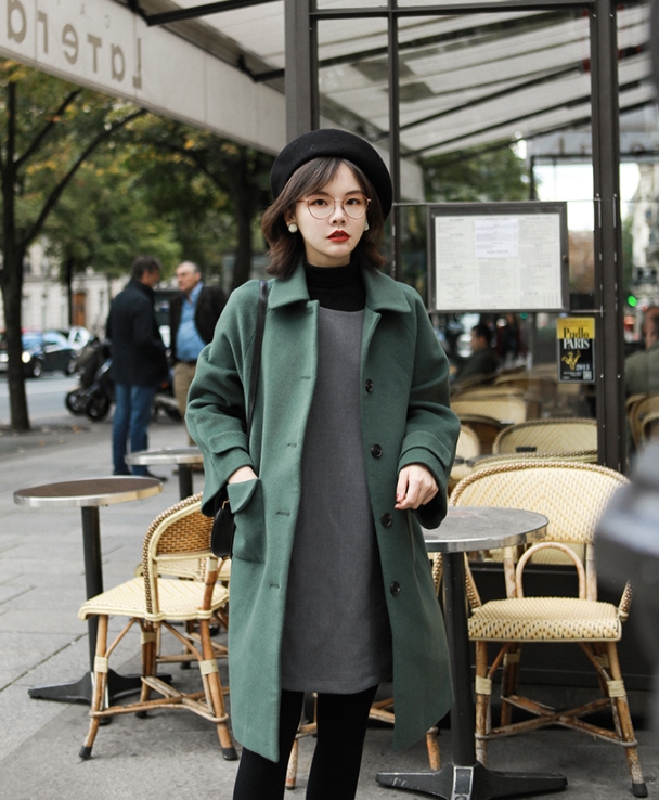 Cách kết hợp áo khoác dạ chất như fashionista Cach ket hop ao khoac da chat nhu fashionista
