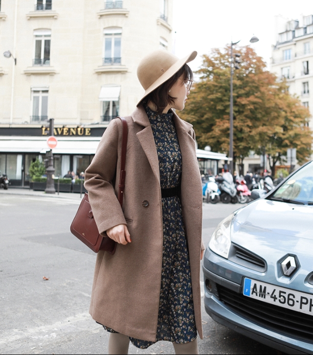 Cách kết hợp áo khoác dạ chất như fashionista Cach ket hop ao khoac da chat nhu fashionista