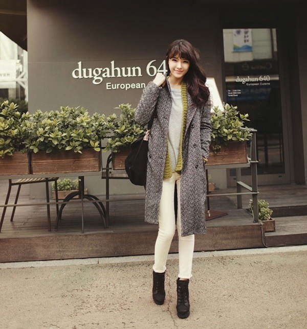 Cách kết hợp áo khoác dạ chất như fashionista Cach ket hop ao khoac da chat nhu fashionista